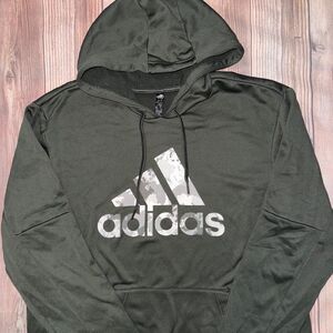 Men’s Adidas Large Green Hoodie